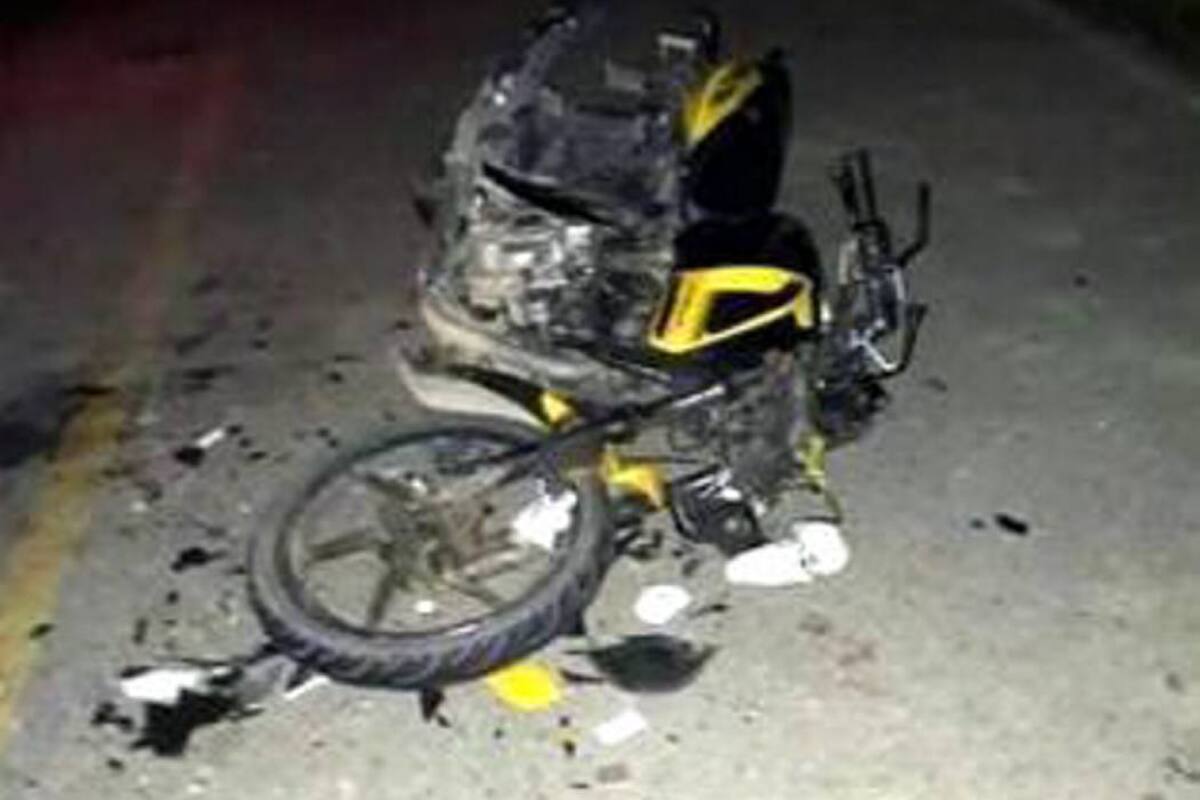 Una vaca ocasionó grave accidente vial (Foto: SUMINISTRADA/VANGUARDIA LIBERAL)