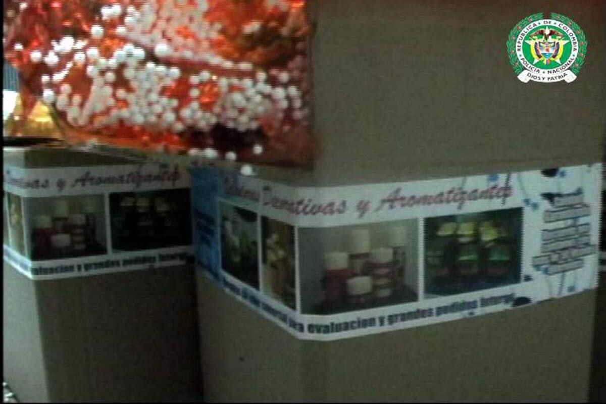 La droga incautada está avaluada en $120 millones de pesos. (Foto: Suministrada Policía Metropolitana de Bucaramanga/VANGUARDIA LIBERAL)