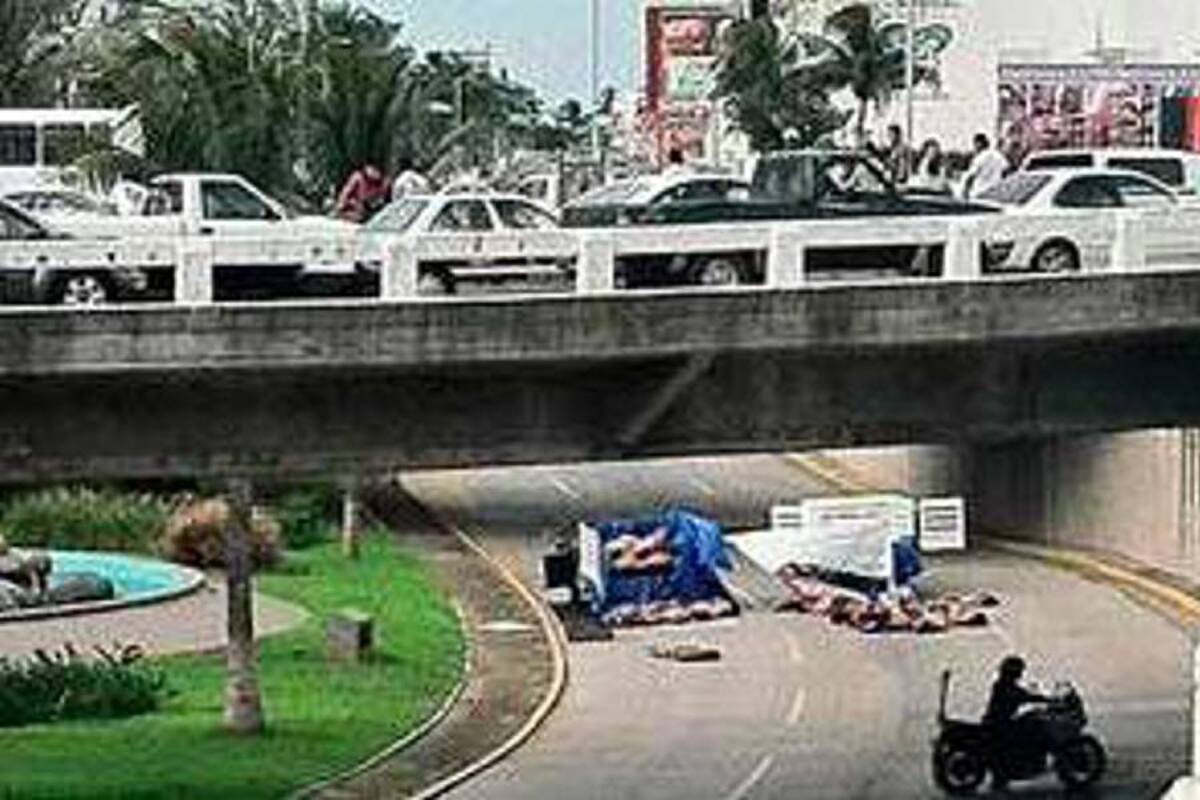 Hallan tres camionetas con 23 cadáveres en Guadalajara, México (Foto: Tomada de Internet/VanguardiaLiberal)