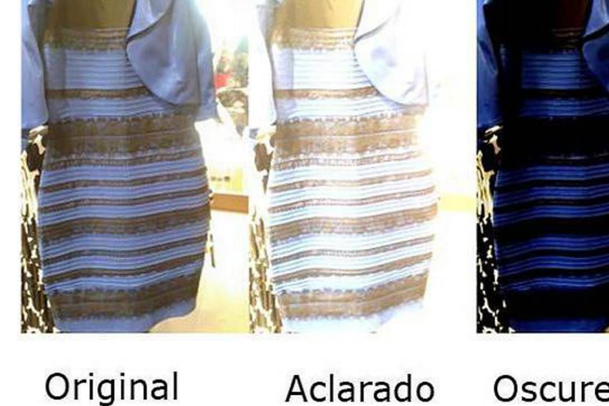 Crean finalmente un vestido blanco y dorado y frenan la polémica (Foto: TOMADO DE INFOBAE.COM/VANGUARDIA LIBERAL)