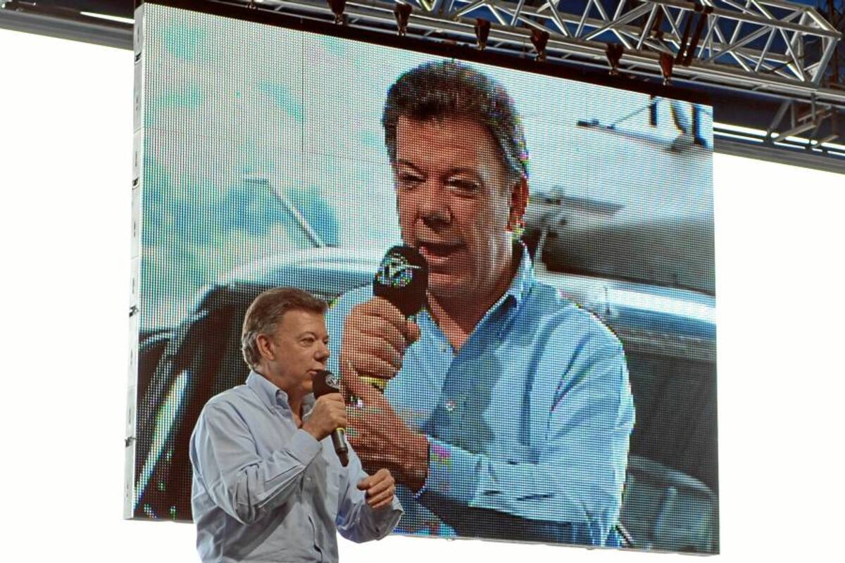 Santos instaló grupo de coequiperos para la paz (Foto: Archivo/VanguardiaLiberal)