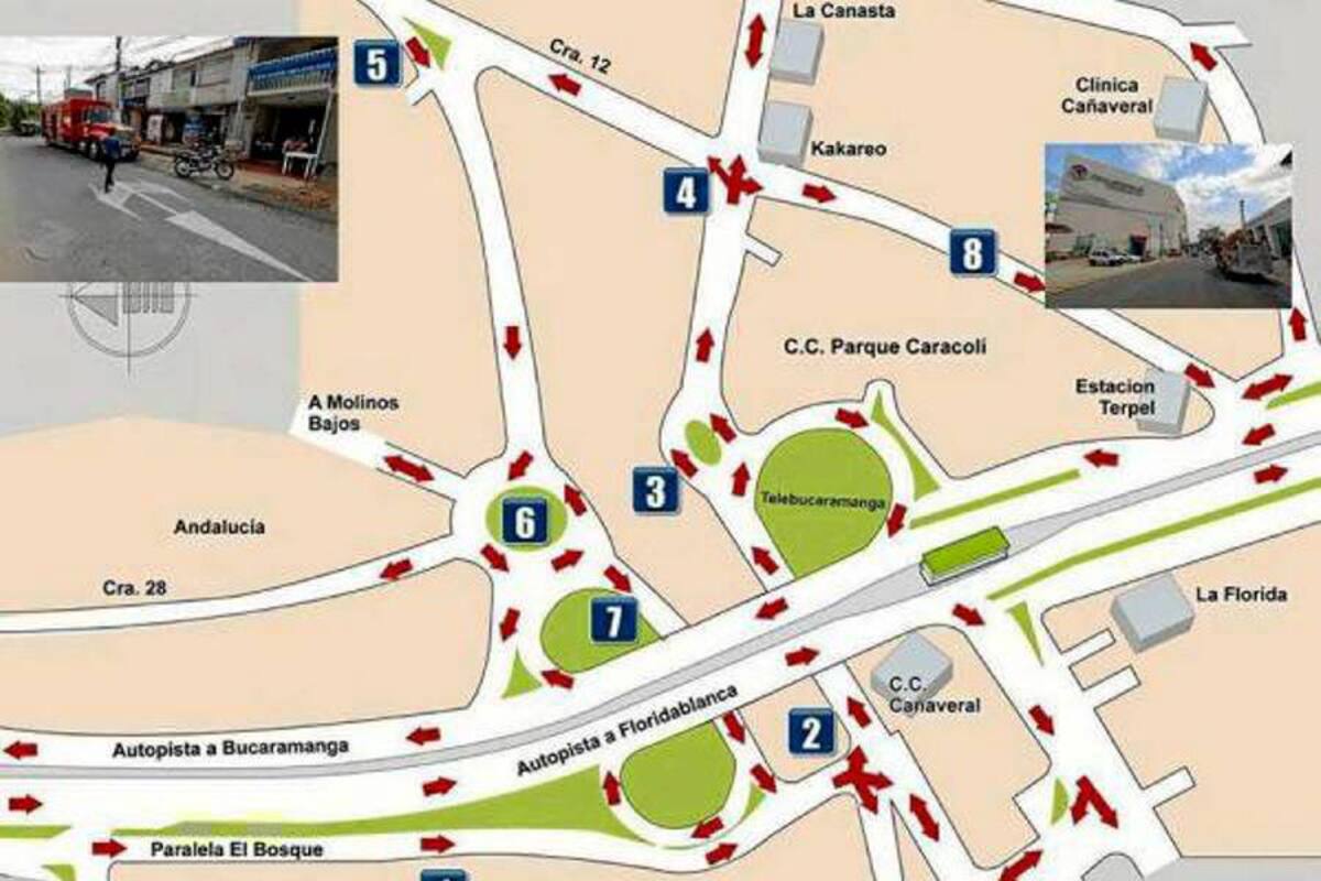 Recuerde los cambios viales en Cañaveral que entrarán en vigencia la próxima semana (Foto: Archivo/VANGUARDIA LIBERAL)