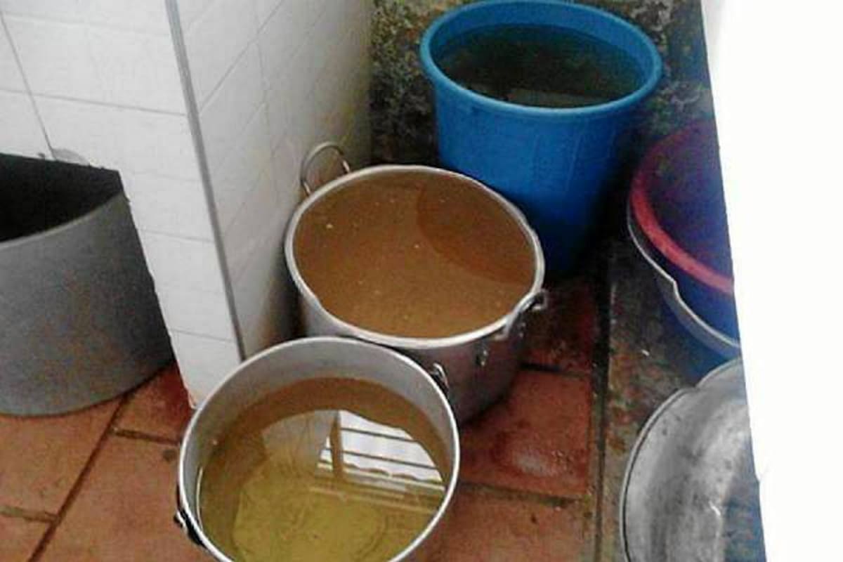 Un mes más durarían sin agua los niños de colegio en Betulia (Foto: Foto Suministrada/VANGUARDIA LIBERAL)