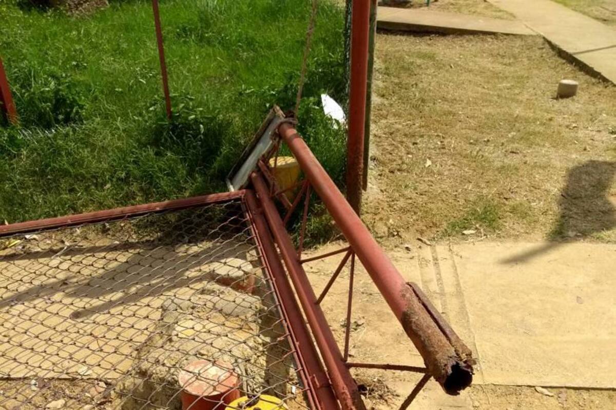 Parque de Bucaramanga está y 'seguirá' en abandono (Foto: Suministrada/ VANGUARDIA LIBERAL)