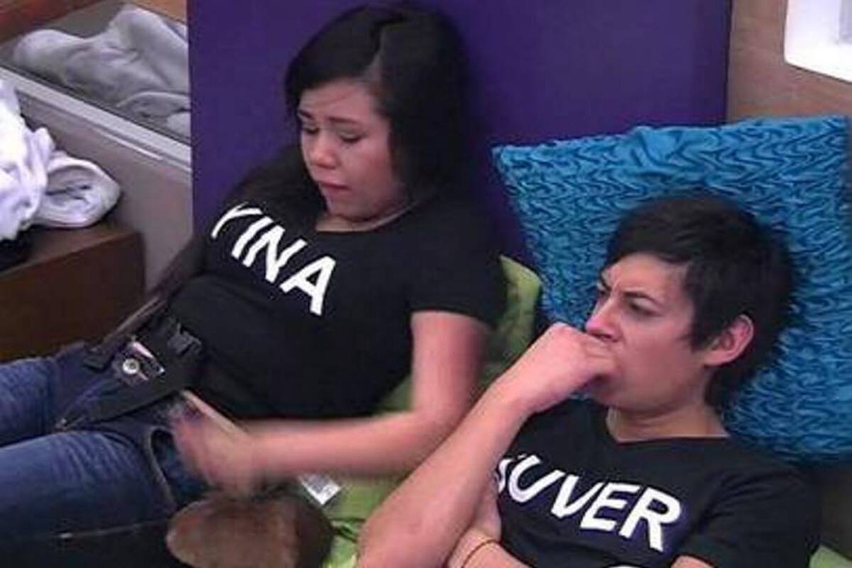 Yina le lanza un cuchillo a Juver en ‘Protagonistas’ (Foto: Tomada de www.terra.com/VANGUARDIA LIBERAL)