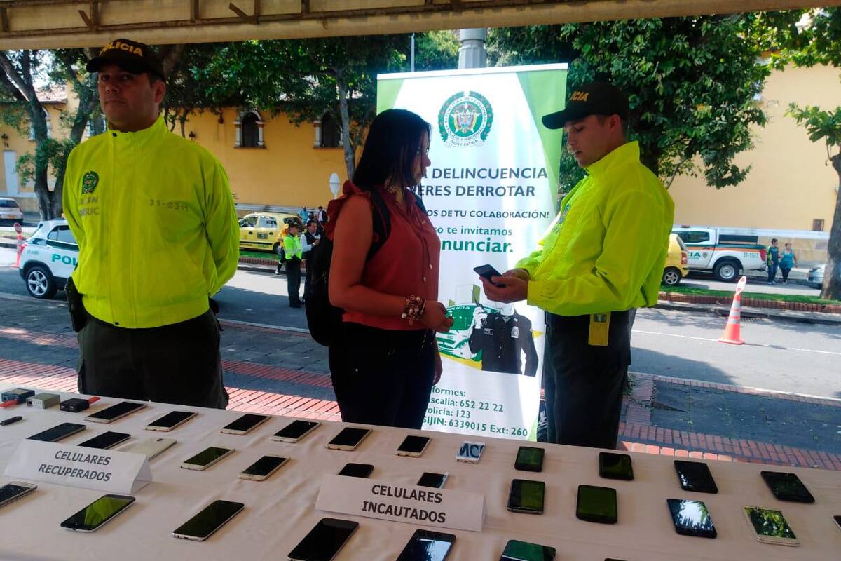 El Norte y el Centro son las zonas donde más roban celulares en Bucaramanga