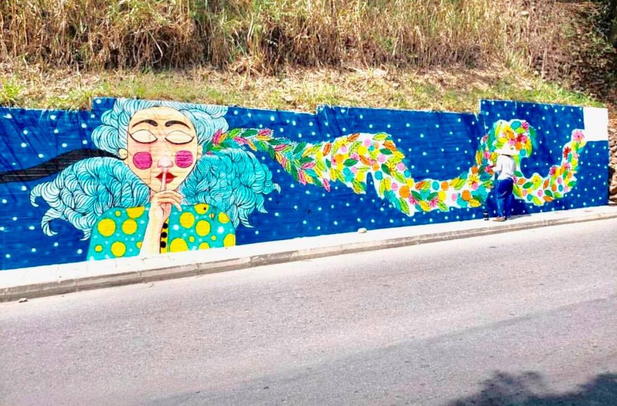 La preservación del medio ambiente también fue el tema que inspiró la creación del circuito de arte urbano(Foto: Suministrada/VANGUARDIA).