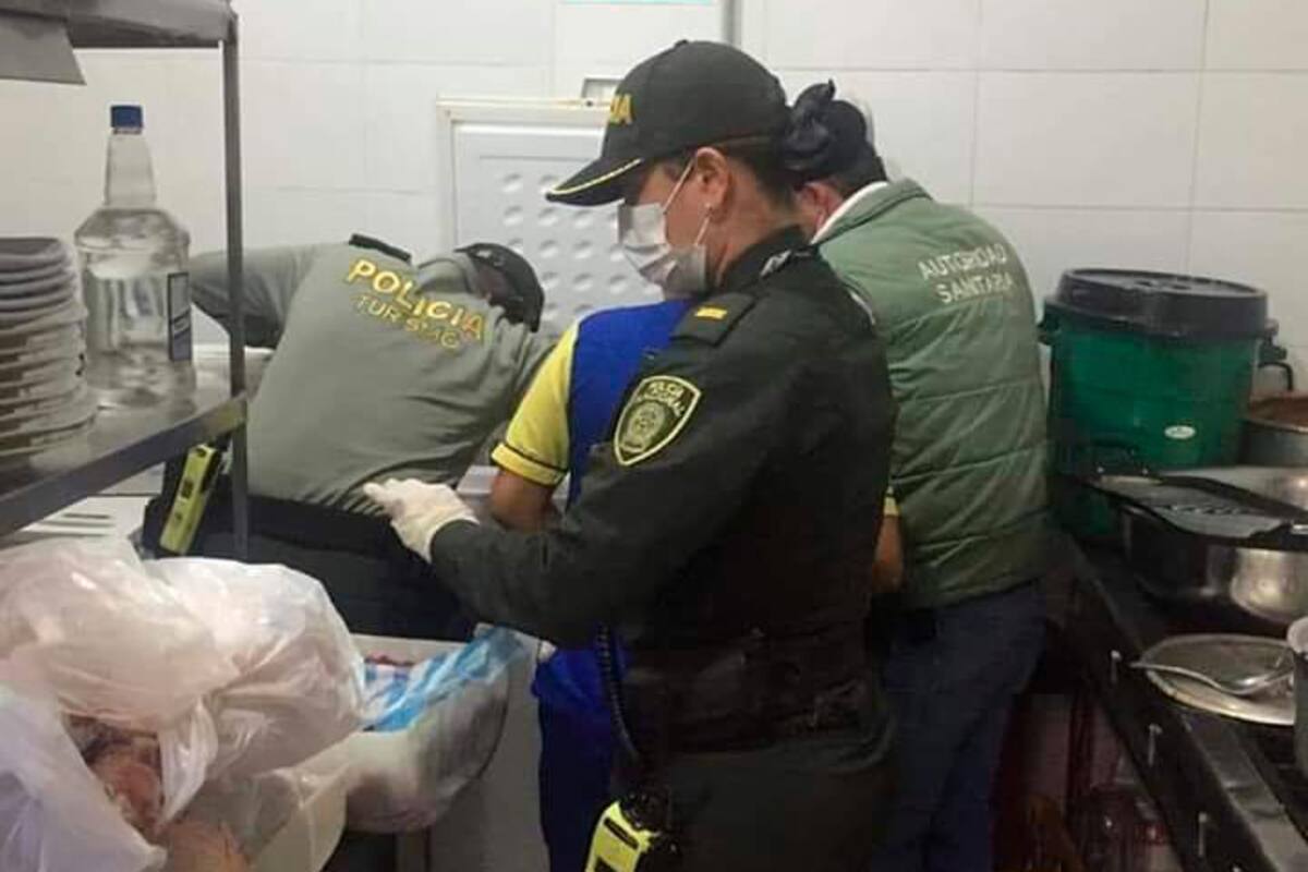 El restaurante acusado de vender carne de perro fue sellado. Foto: Suministrada