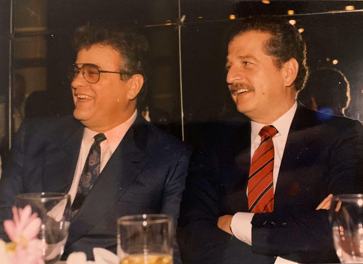 Jorge Ardila Duarte en compañía del Senador y precandidato presidencial, Luis Carlos Galán Sarmiento.