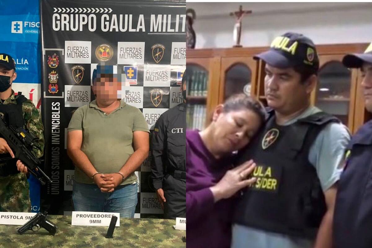 Diego Andrés Patiño Rincón fue rescatado por el Gaula Militar tres días después de su secuestro, en la vereda El Conchal de Lebrija./Foto: Suministrada.
