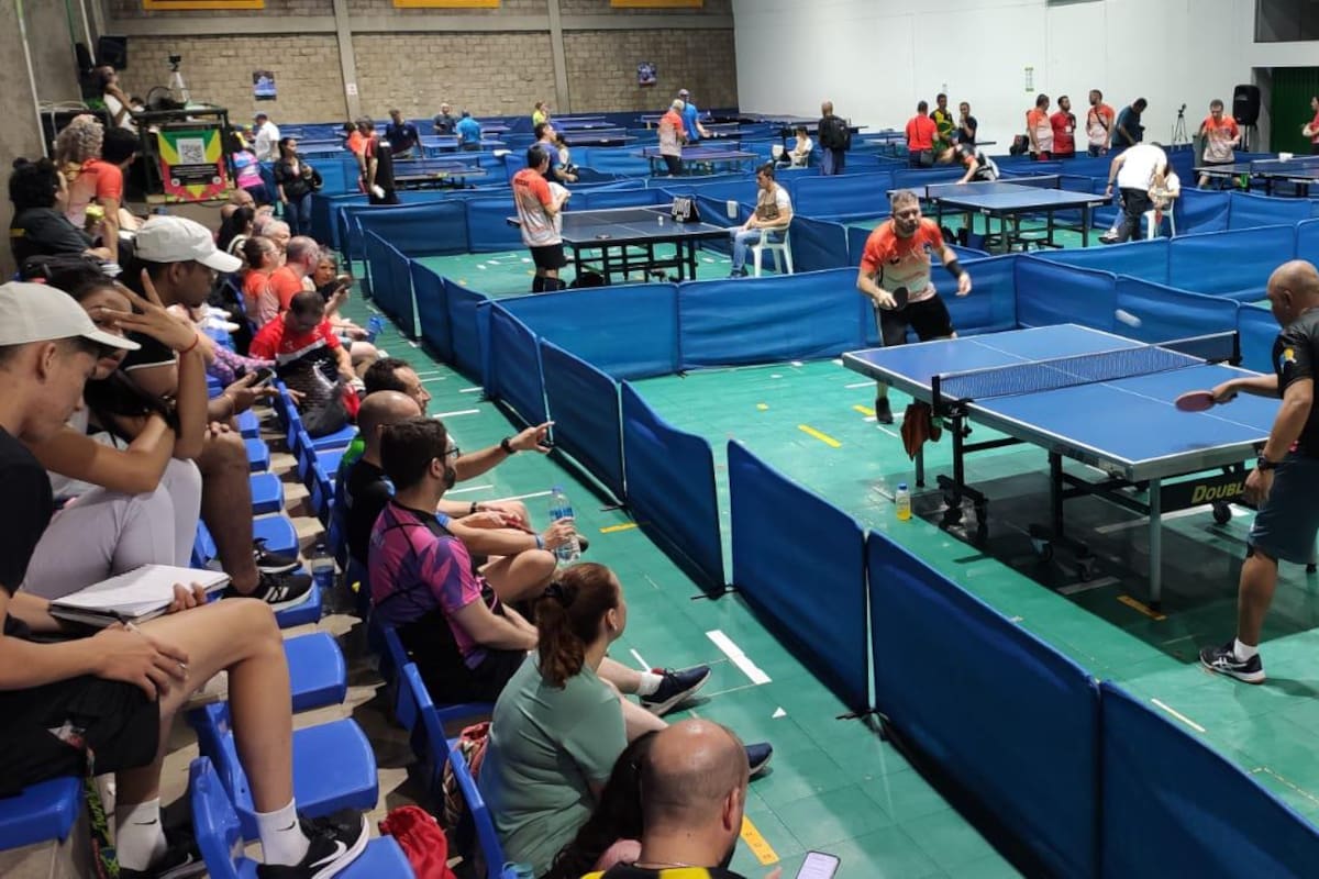 Los maestros del tenis de mesa entran en acción en Bucaramanga.