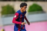 Así le va al hijo de Ronaldinho como jugador del Barcelona