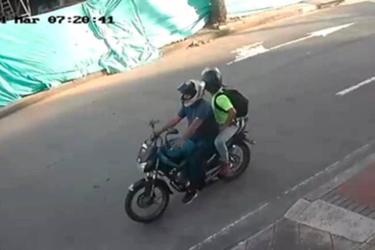 La Policía Metropolitana de Bucaramanga hizo seguimiento a los presuntos delincuentes.