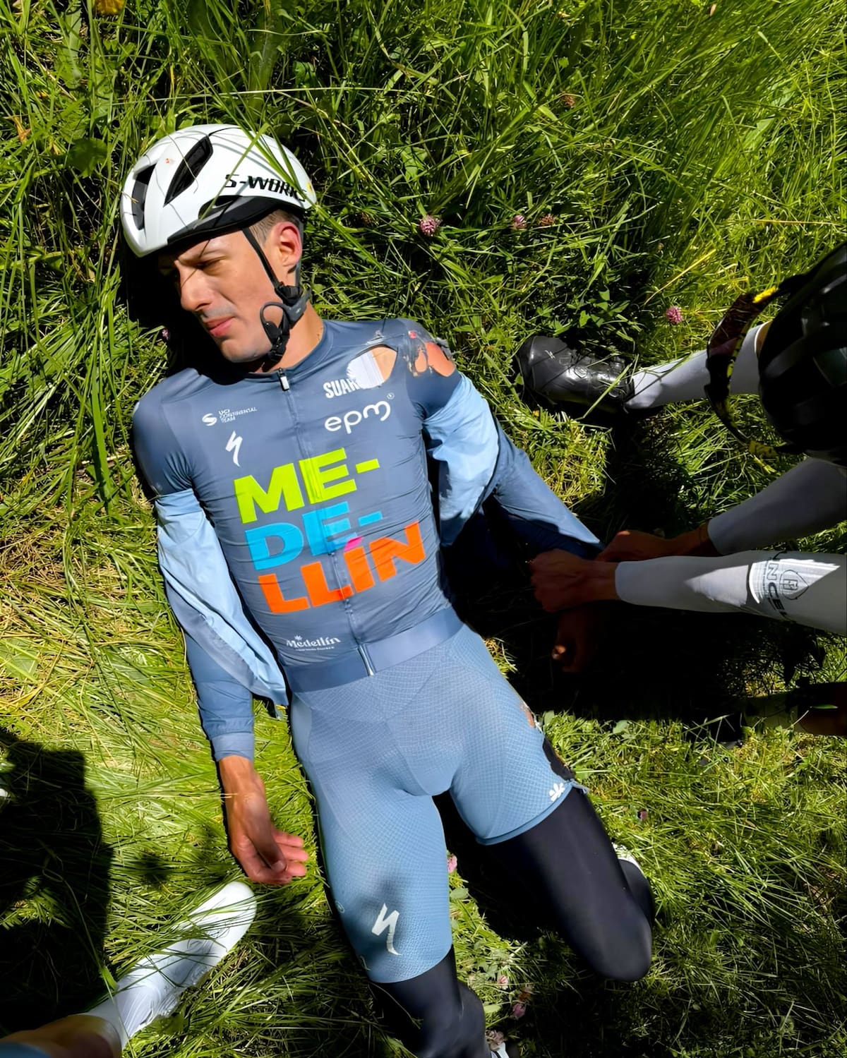 Wilmar Paredes se pierde el Mundial de Ciclismo de Montreal 2026: una caída le arrebata el sueño de representar a Colombia. Foto: Team Medellín