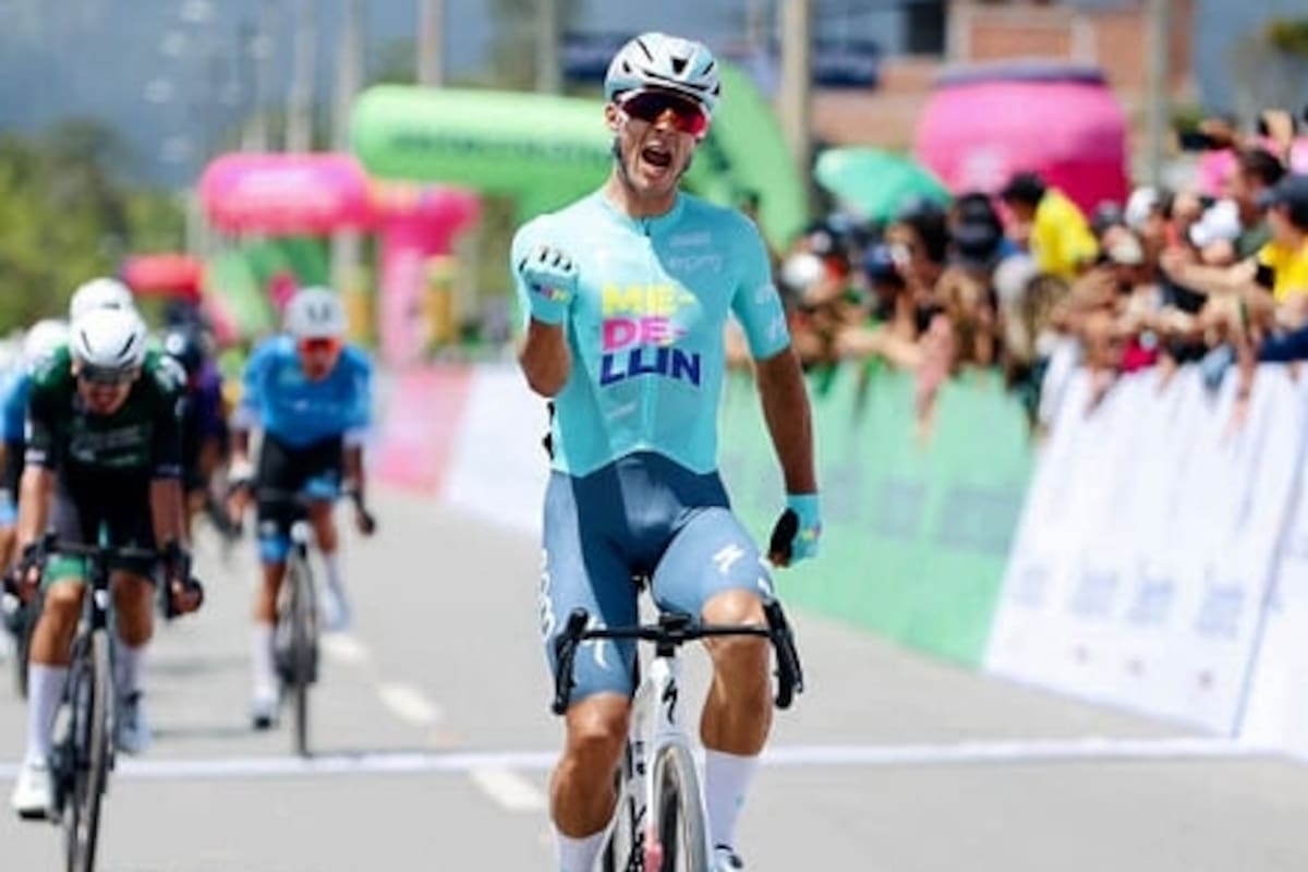 Wilmar Paredes sorprendió en Pitalito y se viste de líder en la Vuelta a Colombia 2026. Foto: Fedeciclismo
