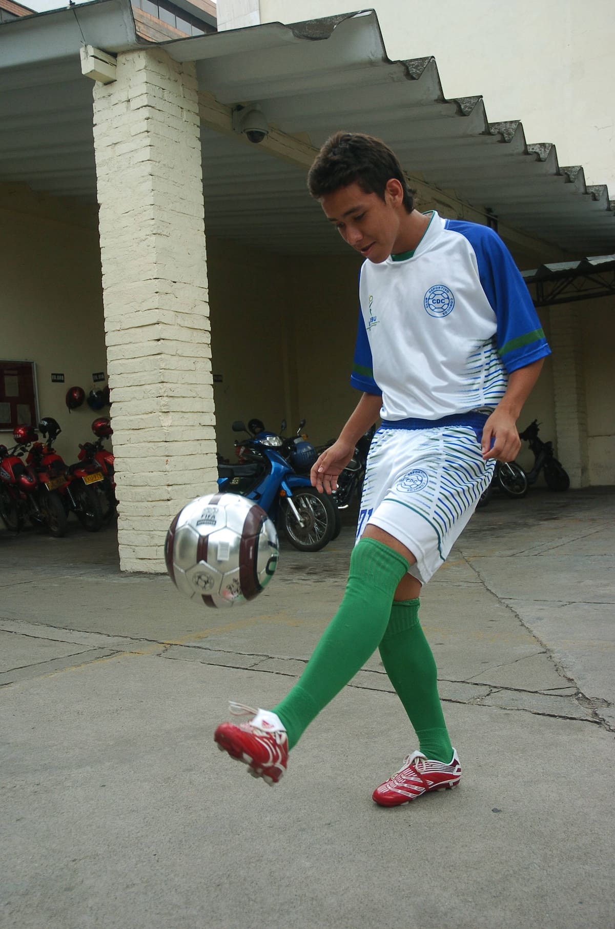 Wilson 'Chuchín' Riveros hizo parte del Real Santander, el Atlético Bucaramanga y la selección Colombia, en las categorías menores. Foto: Archivo / VANGUARDIA.