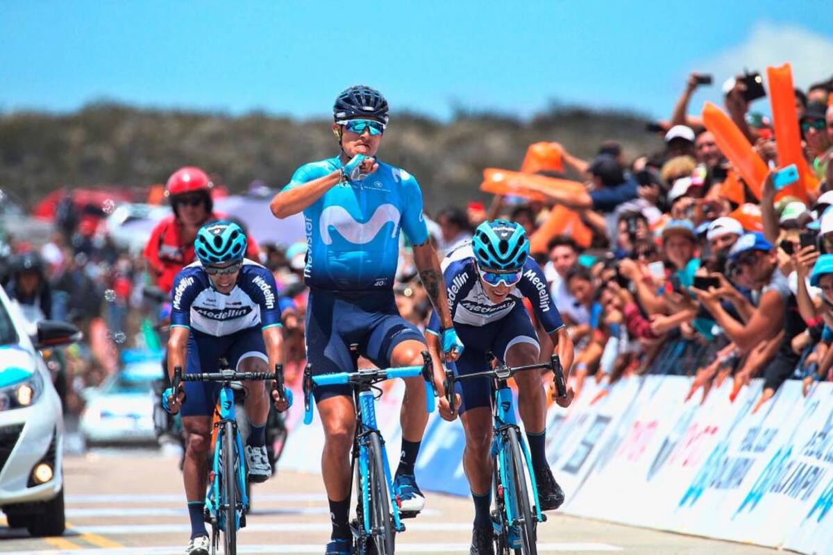 Winner Andrew Anacona Gómez izó el pabellón nacional en lo más alto del Alto del Colorado en la Vuelta a San Juan, al ganar allí la etapa reina de la competencia argentina, siendo escoltado por los también colombianos Nicolás Paredes y Cristhian Montoya.