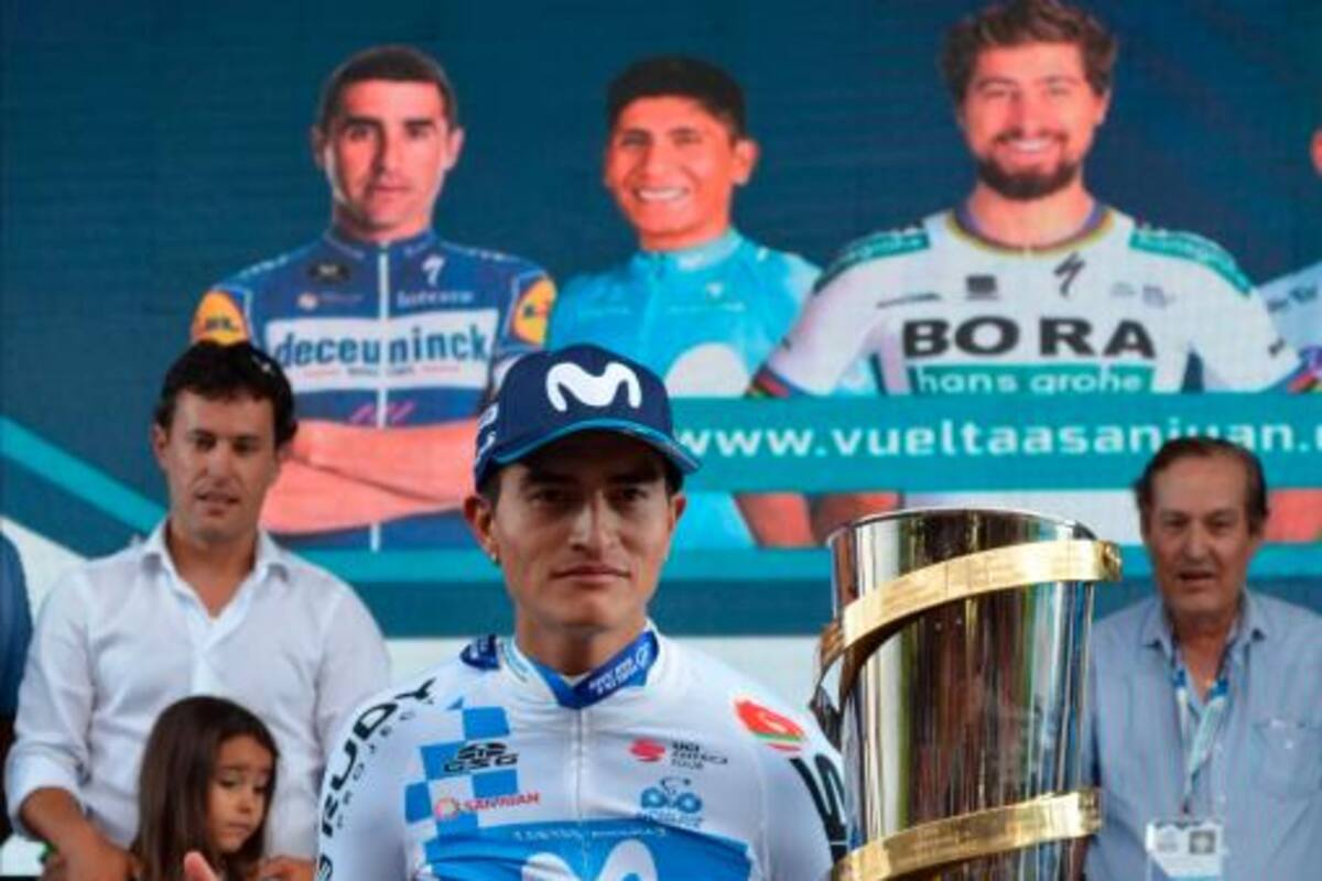 Winner Andrew Anacona Gómez se convirtió ayer en el primer colombiano en coronarse campeón de la Vuelta a San Juan, en la que ganó el pasado viernes la etapa reina en el alto del Colorado.