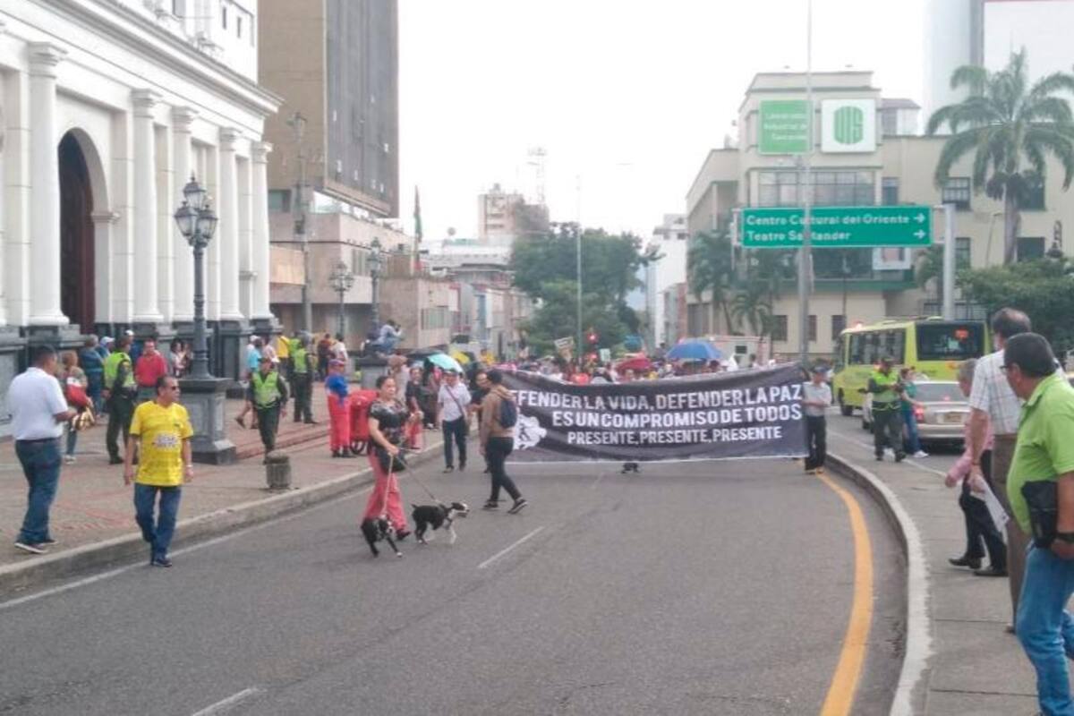 La marcha iniciará a las 3:00 de la tarde en el parque García Rovira y se espera la asistencia de más de 2.000 personas. (Foto: Archivo /VANGUARDIA)