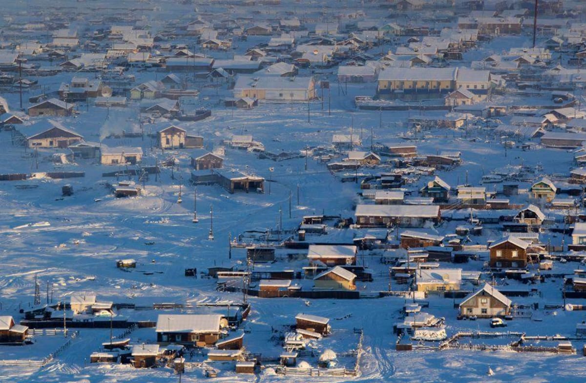 Yakutsk, la ciudad más fría del planeta.