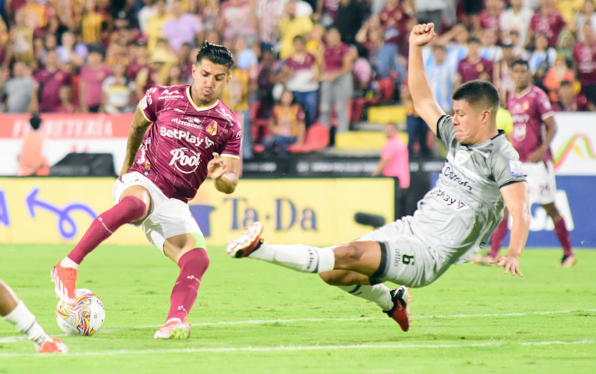 Deportes Tolima recuperó a Yeison Guzmán y el equipo se ha mostrado más fuerte. Ahora venció 3-0 a La Equidad, en los cuadrangulares semifinales. Foto: Colprensa