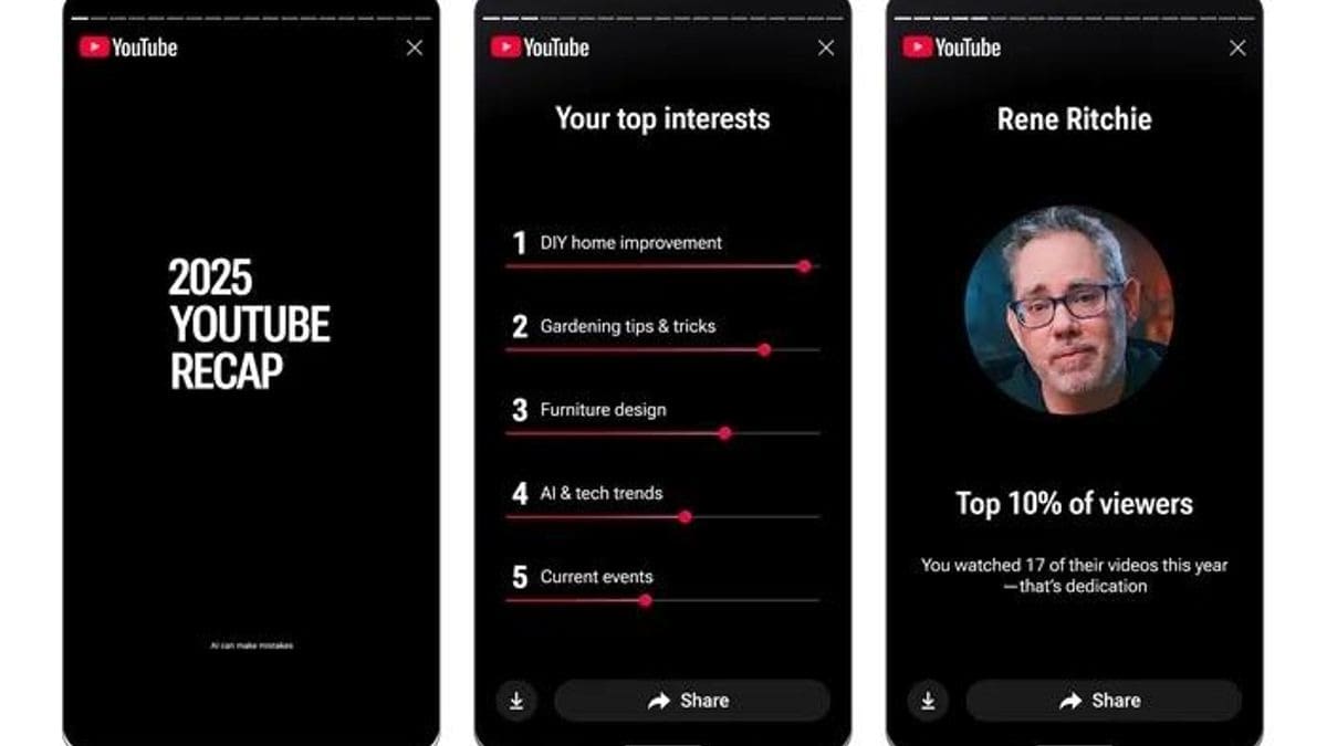 YouTube lanza su versión propia de Spotify Wrapped