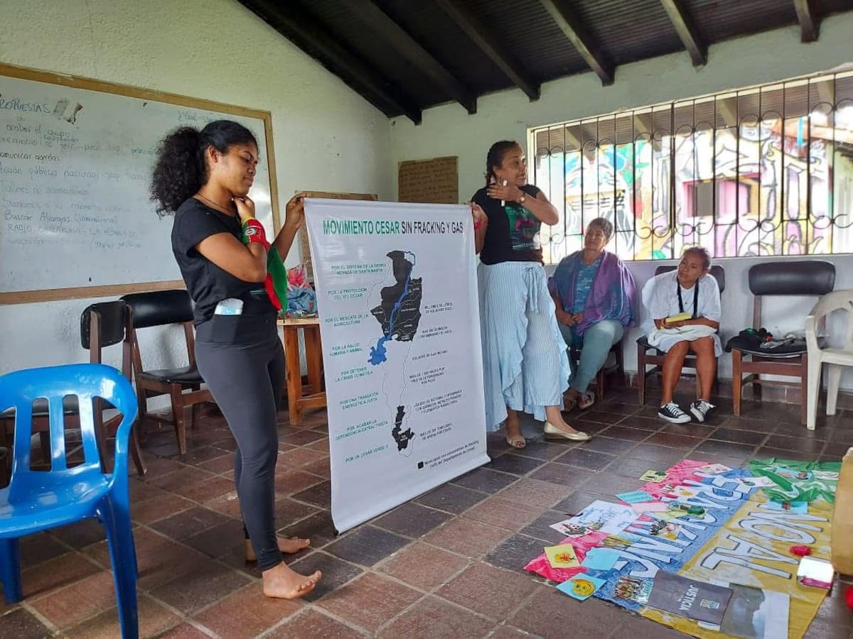 uvelis Natalia Morales Blanco, nacida en Puerto Wilches (Santander), fue reconocida con el Premio Goldman Ambiental por su papel en la movilización comunitaria contra el fracking en el Magdalena Medio.
Suministrada/Vanguardia