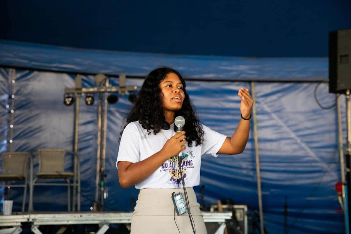 uvelis Natalia Morales Blanco, nacida en Puerto Wilches (Santander), fue reconocida con el Premio Goldman Ambiental por su papel en la movilización comunitaria contra el fracking en el Magdalena Medio.
Suministrada/Vanguardia