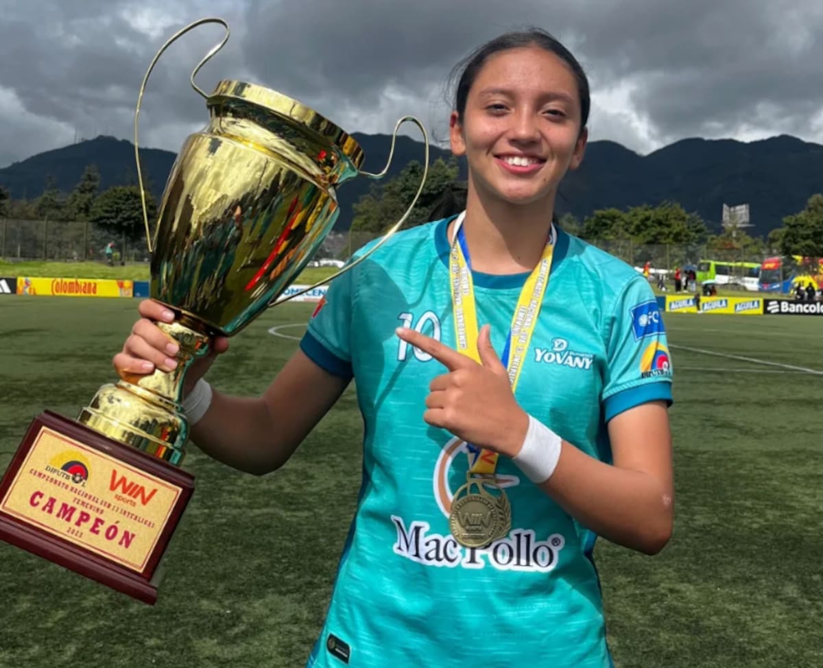 Zareth Camila Calderón Sanabria fue convocada a la selección Colombia Sub-15. Foto: suministrada.
