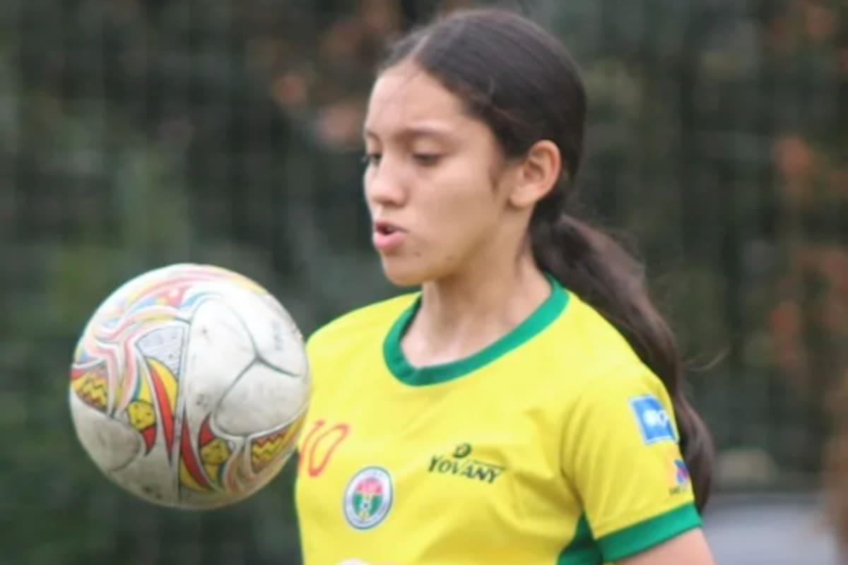 Zareth Camila Calderón Sanabria fue convocada a la selección Colombia Sub-15. Foto: suministrada.